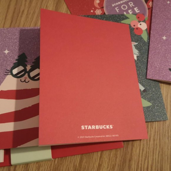 Limited Edition Starbucks Holiday Greeting Card - Picture 5 of 5